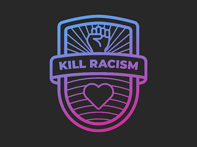 1 Hour Logo Challenge - Kill Racism Logo