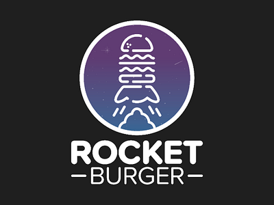 1 Hour Logo Challenge - Rocket Burger Logo brand identity creative design designer graphic design graphic designer graphics illustration illustrator logo logo design logo designer logo inspiration logo type marketing vector vector art vector design vector drawing vector illustration