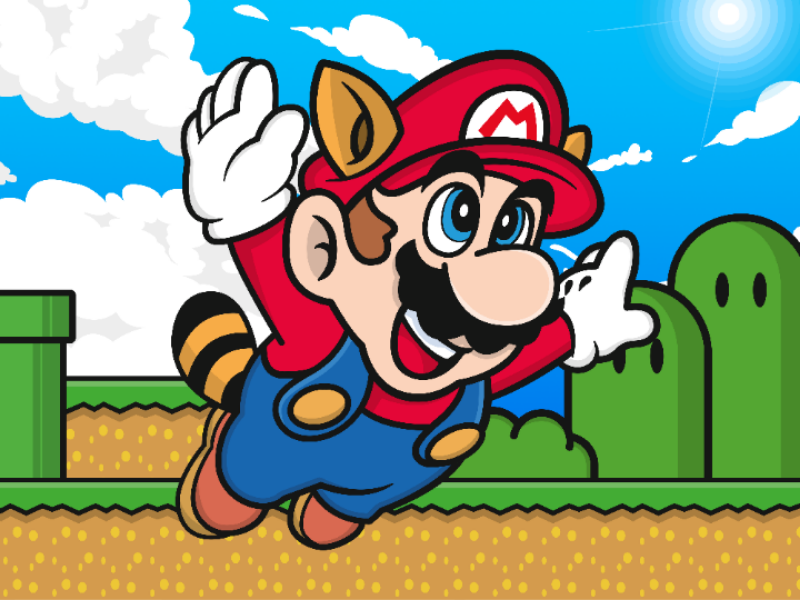 Super Mario Vector Art by Nick Else on Dribbble