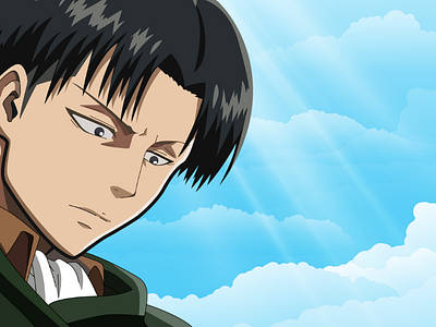 Levi From Attack on Titan Vector Art