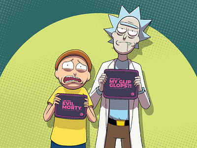 Rick and Morty Vector Art