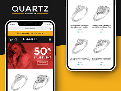 Quartz - Jewellery Ecommerce Ecommerce Theme design designer ecommerce graphic design graphic designer graphics logo logo design logo designer theme ui ui design ui designer ux ux design ux designer web design web designer web developer website design