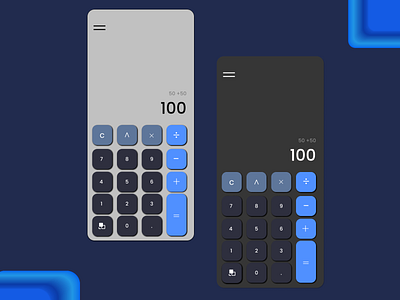 Daily UI :: Day 004 Calculator 004 calculator design ui