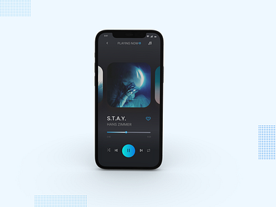 Daily UI :: Day 009 - Music Player Design