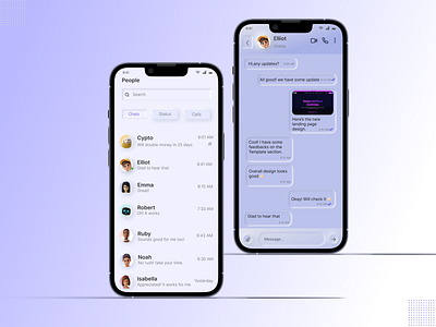 ✨ Daily UI Challenge Day 13 - Direct Messaging