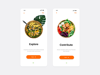 ✨ Onboarding - UI Challenge Day 23 023 dailyui design figma recipe ui