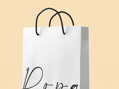 Cotton Ropa Goody Bag Design corporate branding goody bag design graphic design package design