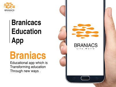 Braniacs Educational App UI/UX Design Mokcup mobile app designing ui ux web ui designing