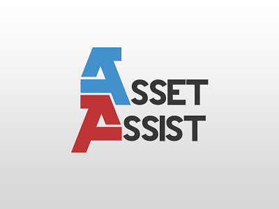 Asset Assist Management Logo asset branding concept corperate design logo typography