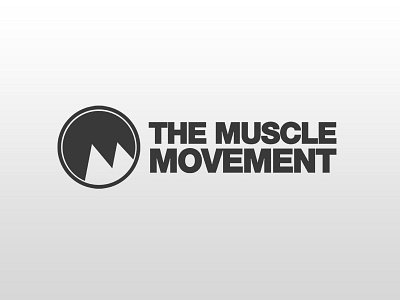 The Muscle Movement Fitness Logo branding concept corperate design fitness logo
