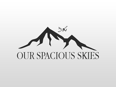 Our Spacious Skies branding concept design logo nature tvseries typography