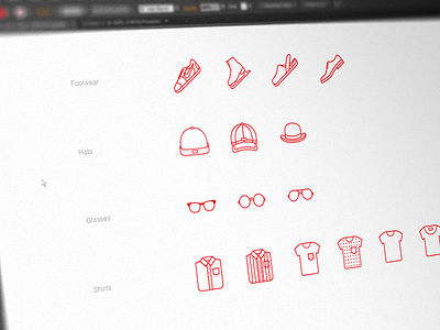 Apparel Icon Set apparel fashion icon icons iconset illustration