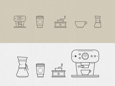 Coffee Icons coffee coffeemaker espresso icon icons iconset
