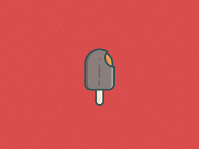 Chocolate Popsicle ice cream ice pop icon illustration popsicle