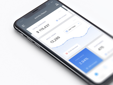 Dashboard UI by Petr Knoll on Dribbble