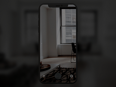 AR Smart Home App Concept app ar augmented reality concept iphone x light control smart home ui ux