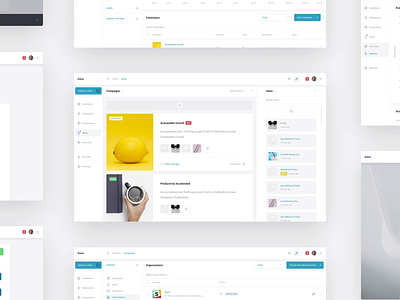 Clareo – Screens analytics dashboard design design system innovation product saas service app ui ux
