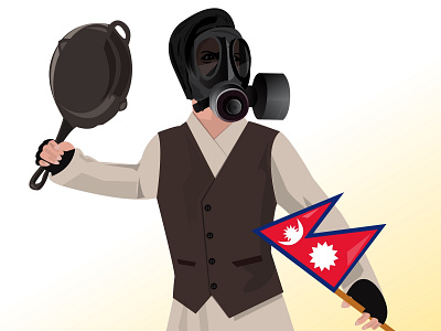 Nepali PUBG Character character design digital art digital drawing illustration