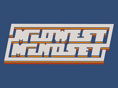 Midwest mindset type retro design typography