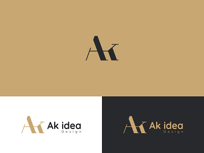 Ak idea .. Brand aklogo alogo branding design interior logo logodesign logos