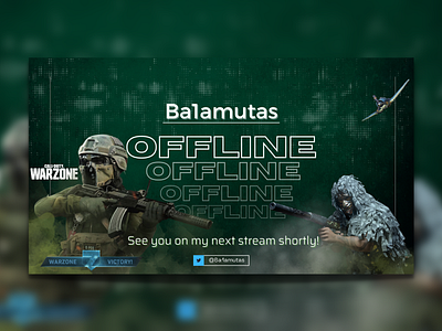 Twitch offline banner banner design graphic design illustration offline banner stream streamer twitch twitch banner twitch offline