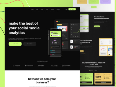 SAAS web design by Sharjeel Arshad on Dribbble
