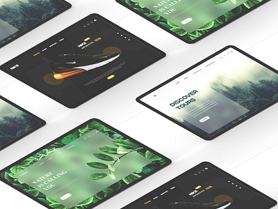 Web design landing pages ( UI/UX)