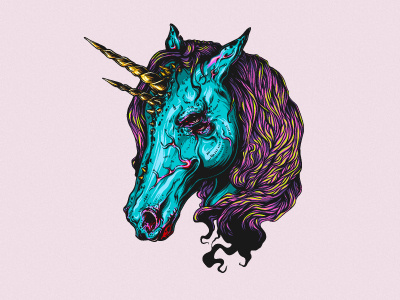 Unicorn animal ethermary horse illustration illustrator monster unicorn vector