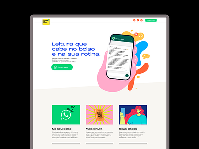 Pocket Reading website design ui ux visual design webdesign