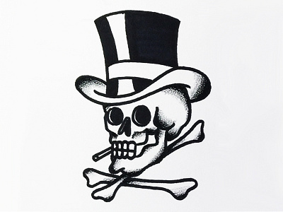 Skull black and grey illustration skull