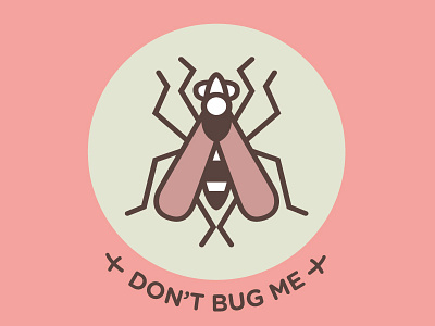 Bug bug grumpy illustration