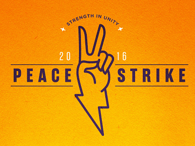 Peace illustration logo