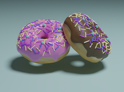 3D Donuts 3d 3d art 3d design branding design graphic design illustration logo motion graphics ui