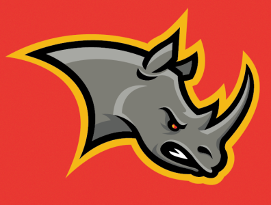 Rhino Team Mascot Logo