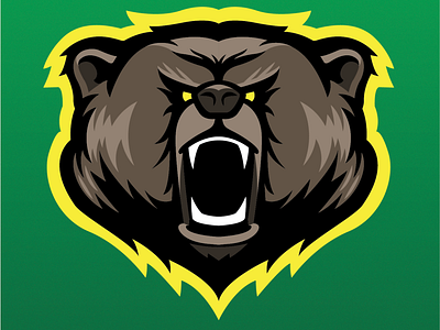 Grizzly - Team Mascot Logo