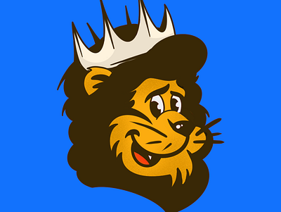 Friendly Lion Mascot illustration