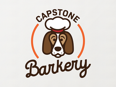 Capstone Barkery branding design flat illustration logo logo design vector