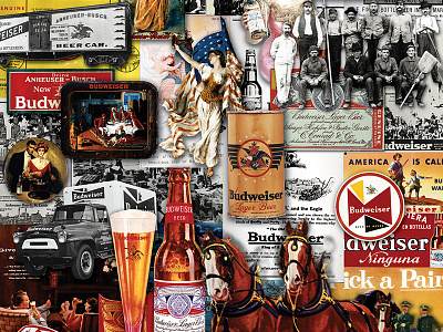 Budwesier Poster advertising anheuser busch beer budweiser inbev photoshop poster