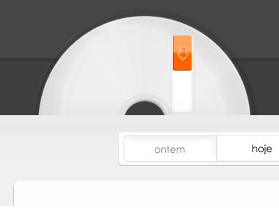 Slide to open (animation) burn cd open slide