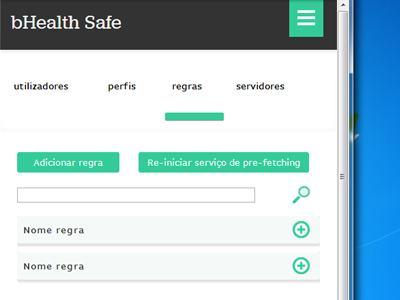 Safe medical archive app responsive safe