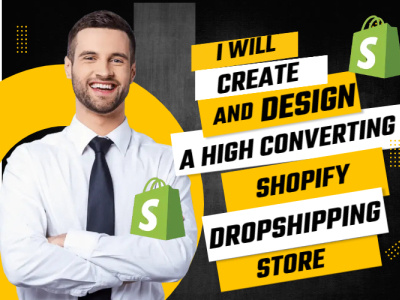 Shopify Dropshipping Design Expert ecommerce website ecommerce website design facebook manager shopify design shopify dropshipping shopify store social media marketer twitter promotion