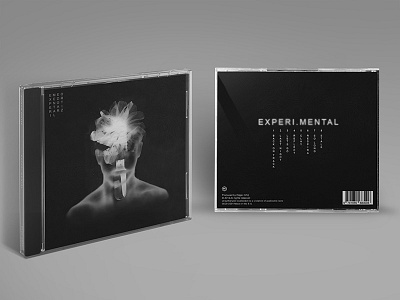 Experi.mental CD branding cd cover disc experimental graphic design logo music packaging personal project photoshop visual identity