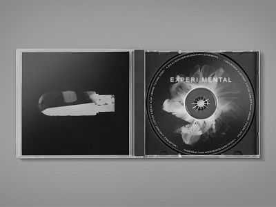 Insideandcd Experimental Dribbble album branding cd cover design disc experimental music personal project visual identity