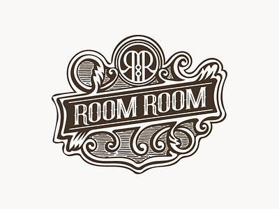 Room Room Logo emblem logo restaurant