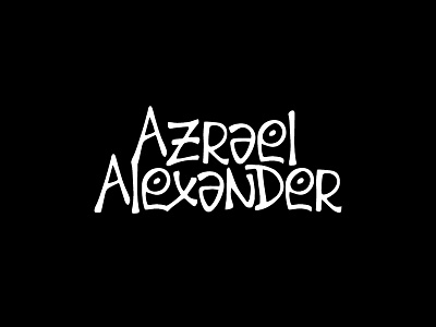 Azrael Alexander Logo branding graffiti hand lettering logo logotype music typography wordmark