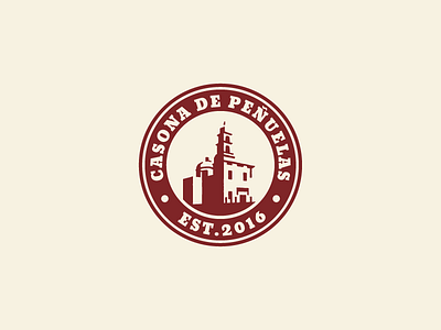 Casona De Peñuelas Logo branding icon logo mexico restaurant