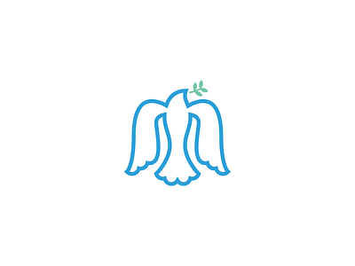 Dove Logo Concept animal bird charity dove hope illustration logo nonprofit peace symbol