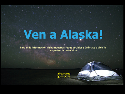 Come to Alaska! add design graphic design magazine