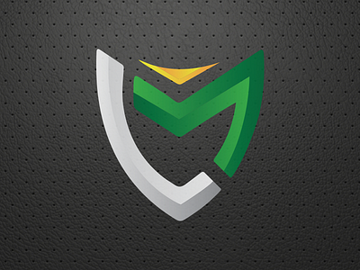 Lm Logo green l logo m shield silver stylish yellow