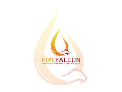 Fire Falcon blue falcon fire logo lucky professional wave